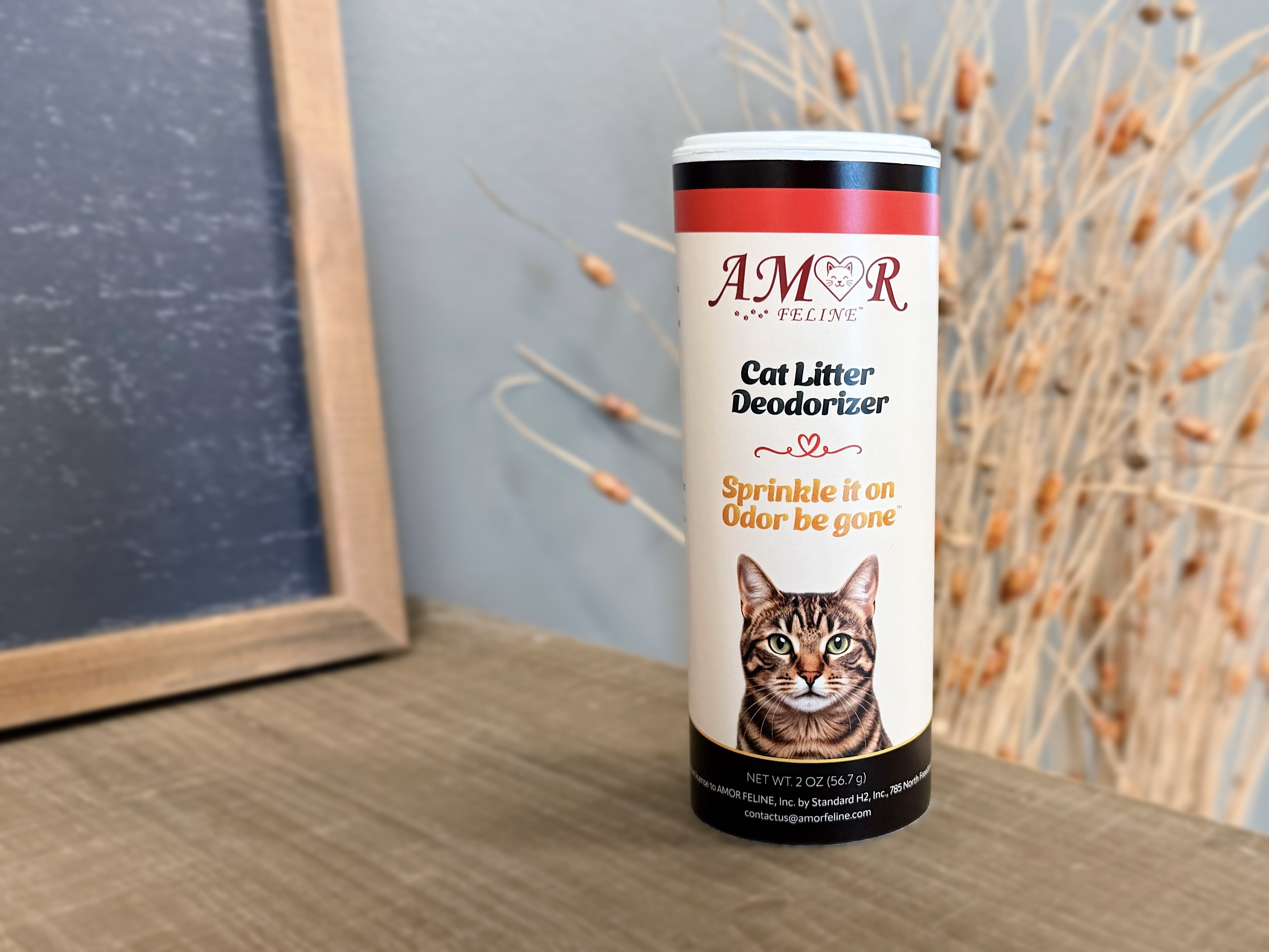 AMOR FELINE cat litter deodorizer canister